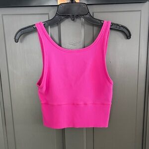 Lululemon Pink Ribbed Tank Top